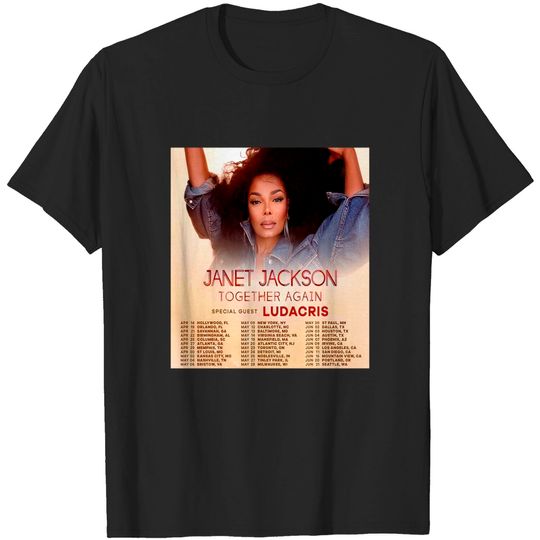 Discover Janet Tour 2023  TogetherAgain Tour T-Shirts