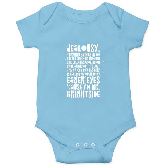 Discover Mr Brightside The Killers Lyrics Onesies
