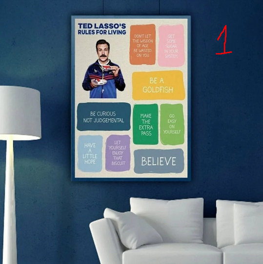 Discover Ted Lassos Rules Premium Matte Vertical Posters