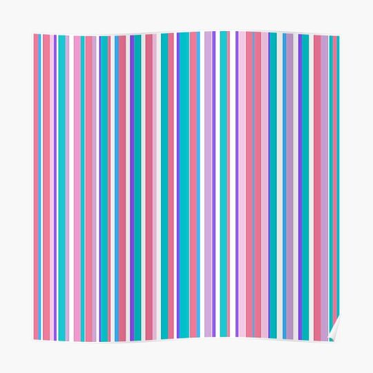 Discover Stripes Pattern - Premium Wall Art