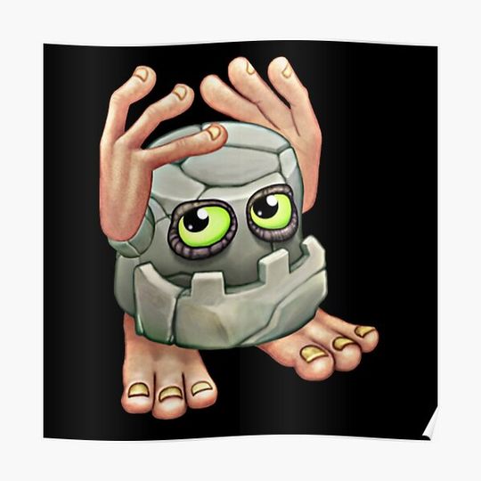 Discover My Singing Monsters character Noggin Premium Matte Vertical Poster