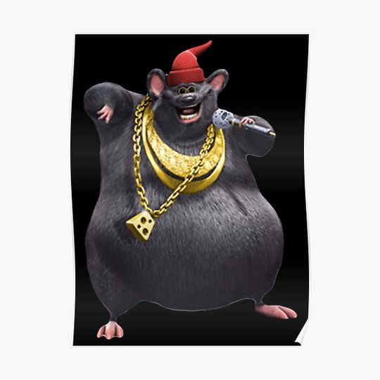 Discover Biggie Cheese Rat Premium Matte Vertical Poster
