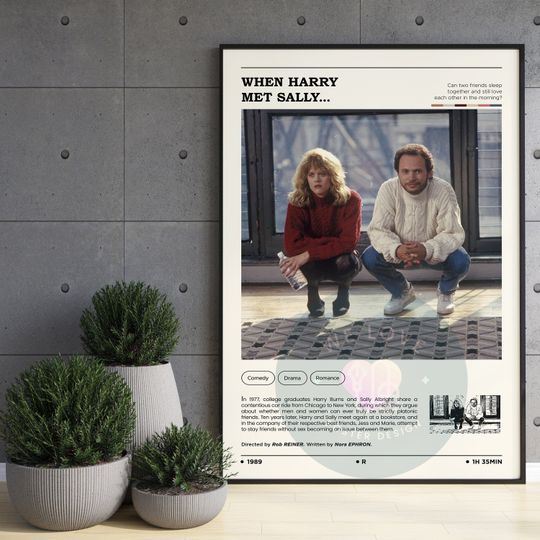 Discover When Harry Met Sally... Movie Poster / When Harry Met Sally