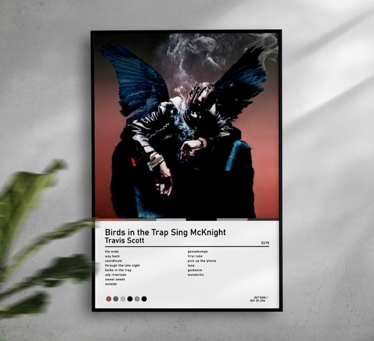 Discover Travis Poster | Birds in the Trap Sing McKnight Poster
