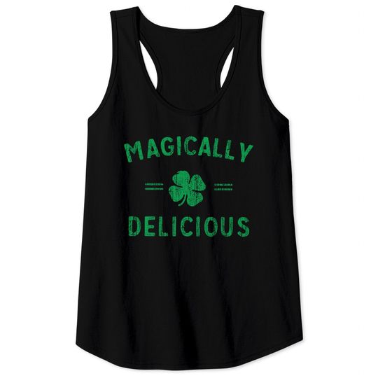 Discover Vintage St Patricks Day Tank Tops, Magically Delicious Tank Tops