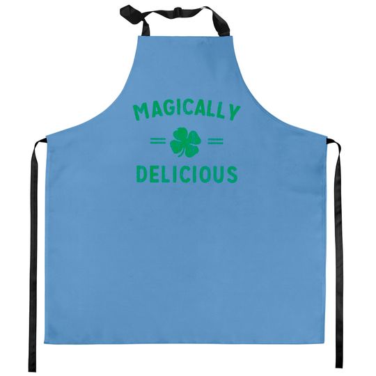 Discover Vintage St Patricks Day Kitchen Aprons, Magically Delicious Kitchen Aprons