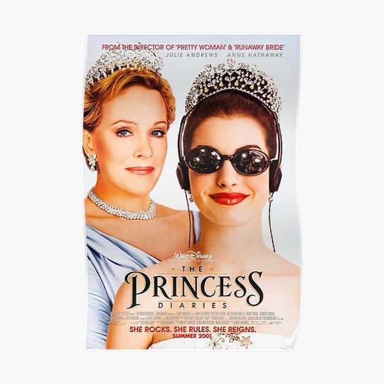 Discover The Princess Diaries Movie Poster Premium Matte Vertical Poster