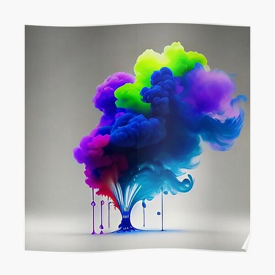 Discover A smoky mystique, enchanting allure. Premium Matte Vertical Poster