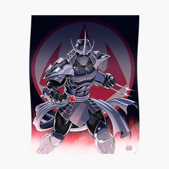 Discover Shredder TMNT 2003 Premium Matte Vertical Poster