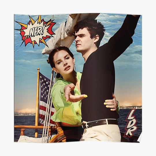 Discover Norman F*cking Rockwell Albums Cover Premium Matte Vertical Poster