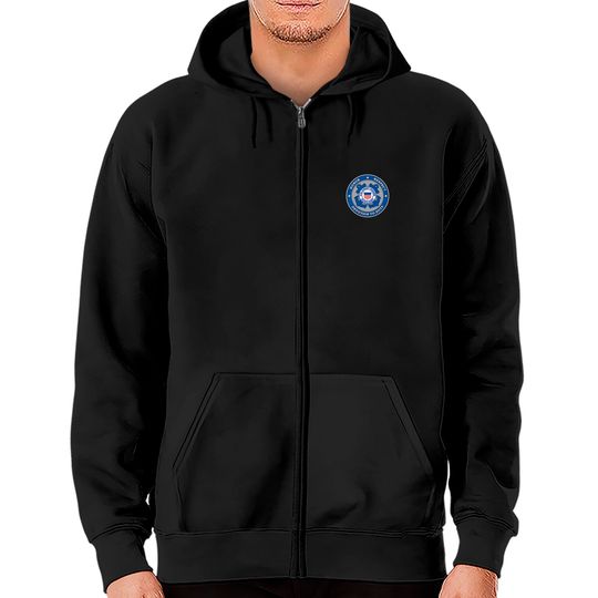 Discover US Coast Guard Auxiliary Homeland Security Zip Hoodies