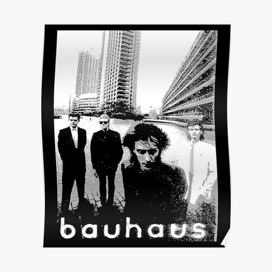 Discover Slice of Life Bauhaus Band Gothic Band Premium Matte Vertical Poster