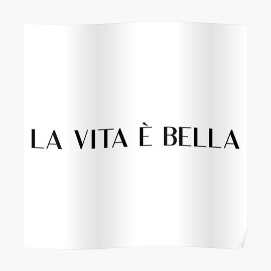 Discover La vita è bella - Life Is Beautiful Premium Matte Vertical Poster