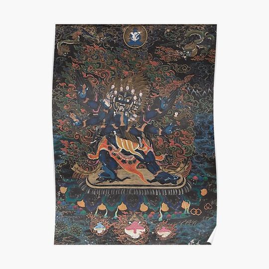Discover Vajrakilaya Thangka Premium Matte Vertical Poster