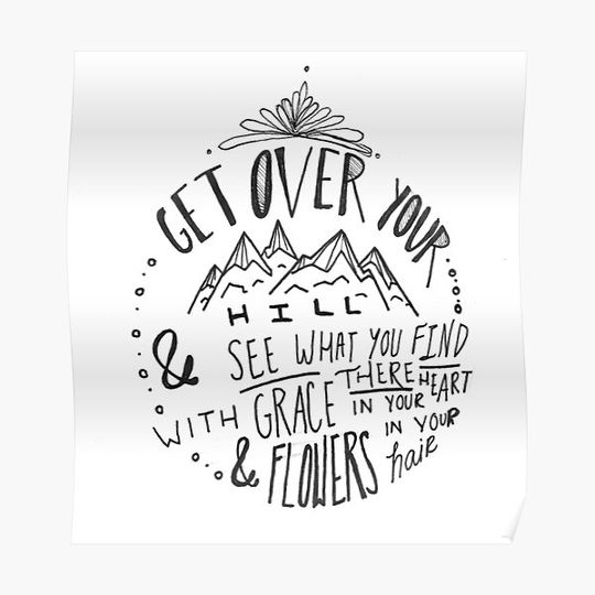 Discover After the Storm lyrics Premium Matte Vertical Poster