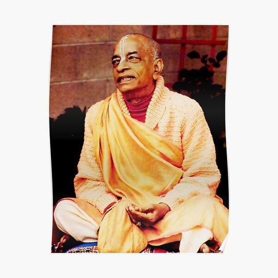 Discover Srila Prabhupada Premium Matte Vertical Poster