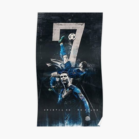 Discover Cristiano Ronaldo Perfect Goal Premium Matte Vertical Poster