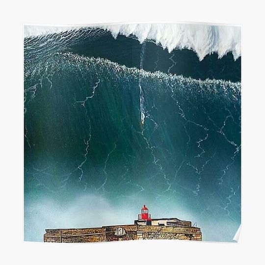 Discover Nazare Portugal Premium Matte Vertical Poster