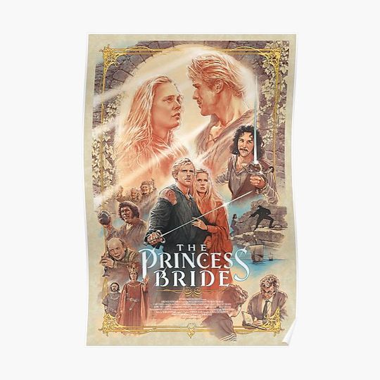 Discover 1987 The Princess Bride Movie Premium Matte Vertical Poster