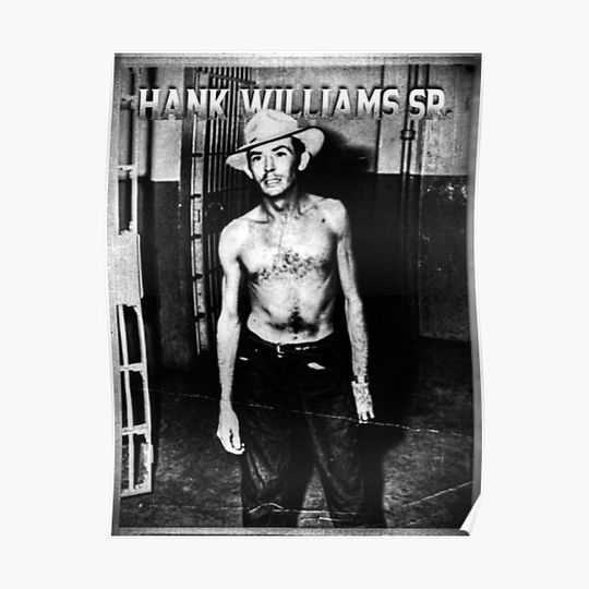 Discover Hank Williams Sr. Premium Matte Vertical Poster