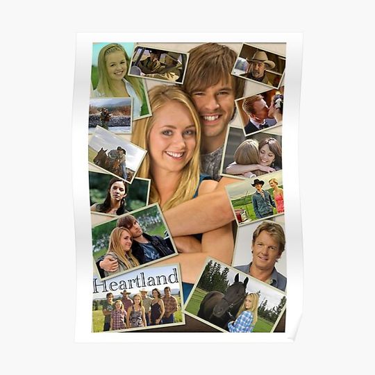 Discover Heartland Classic Collage Design Heartland Canada Premium Matte Vertical Poster