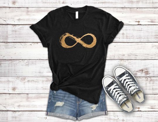 Discover Gold Infinity Shirt, Autism Shirt, Autism Acceptance Shirt, Autism Awareness Shirt