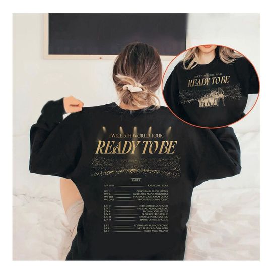 Discover Twice 2023 Ready To Be Tour Shirt, Twice Kpop Tour Shirt, Graphic Kpop Shirt, Twice World Tour 2023 Shirt