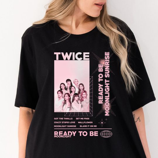 Discover TWICE T-Shirt,Twice Ready To Be Shirt ,Twice World Tour 2023,Twice Kpop Shirt