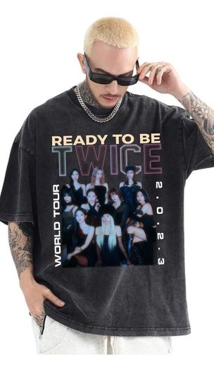 Discover Twice 5th World Tour Shirt, Ready To Be Twice Tour Shirt, Twice World Tour Shirt, Music Tour 2023 Shirt