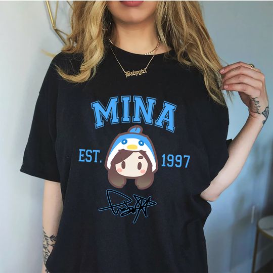 Discover Mina Chibi Twice Shirt, Vintage Twice Chibi Sweatshirt, Twice Kpop Tee