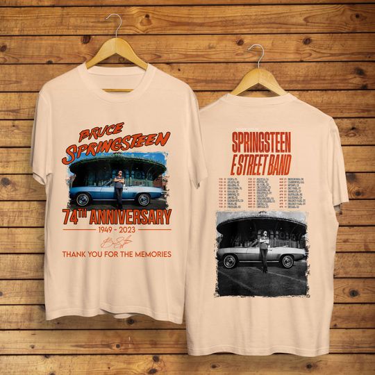 Discover Bruce Springsteen 2023 Tour Shirt, E Street Band Tour T Shirt