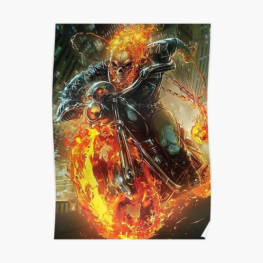 Discover Ghost Rider Premium Matte Vertical Poster