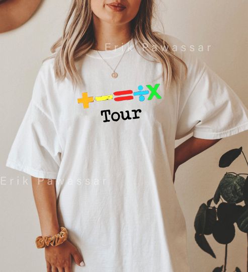 Discover Ed Shee-ran 2023 Tour Shirt, Ed Sh-ee-ran Unisex T-Shirt, 2023 Music Tour Shirt