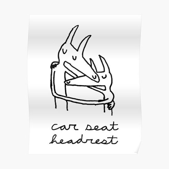 Discover pelokan carseat duaan headrest 2022 Premium Matte Vertical Poster