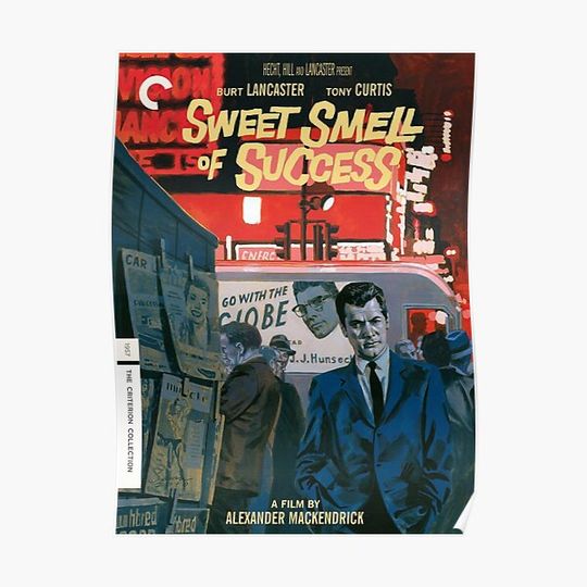 Discover Sweet Smell of Success Alexander Mackendrick vintage Premium Matte Vertical Poster