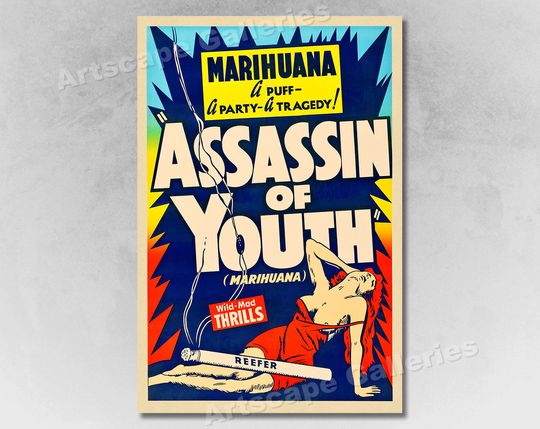 Discover 1937 "Assassin of Youth" Marihuana Classic Movie Poster