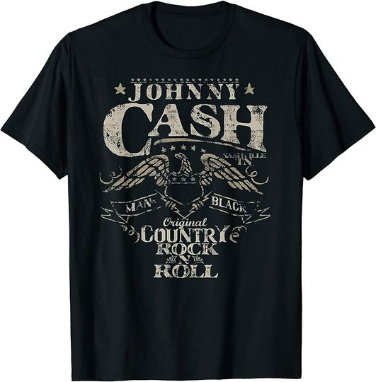 Discover Johnny Cash The Man In Black T-Shirt, Johnny Arts Cash Music Country