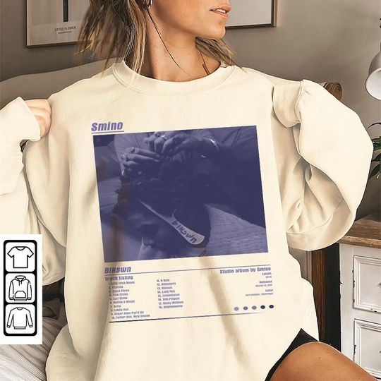 Discover Smino - Blkswn Album Tracklist Shirt, Smino Tee