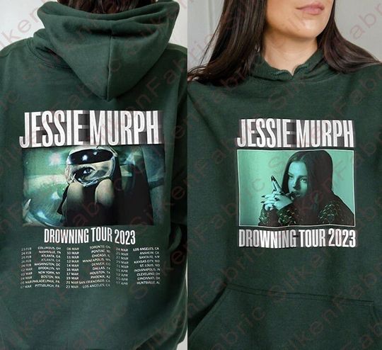 Discover Jessie Murph Music Tour 2023 Shirt, Drowning Tour 2023, Graphic Hoodie