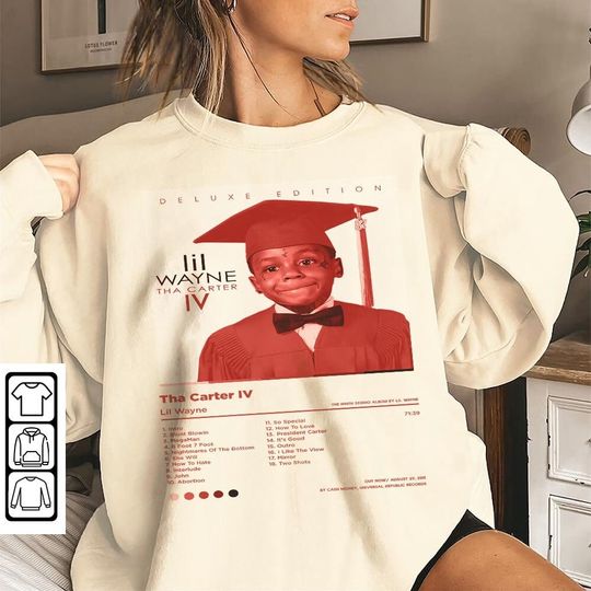 Discover Lil Wayne Tha Carter IV Album Tracklist Shirt