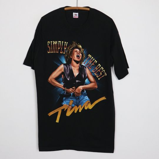Discover vintage 1993 Tina Turner Simply The Best What's Love Tour Shirt