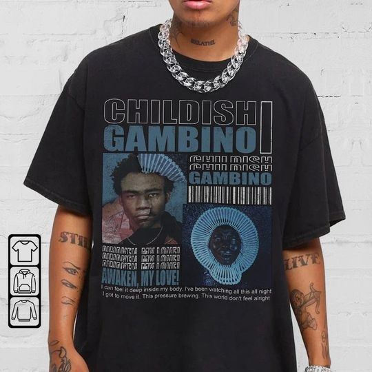 Discover Childish Gambino Awaken, My Love Shirt Hip Hop 90s Vintage