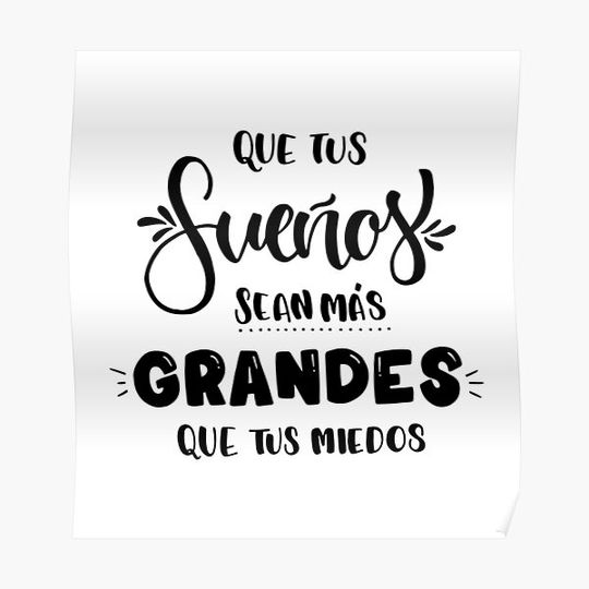 Discover May your dreams be bigger than your premium vertical poster fears