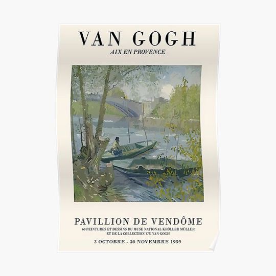 Discover VAN GOGH AIX PROVENCE PAVILION DE VENDOME Premium Matte Vertical Poster