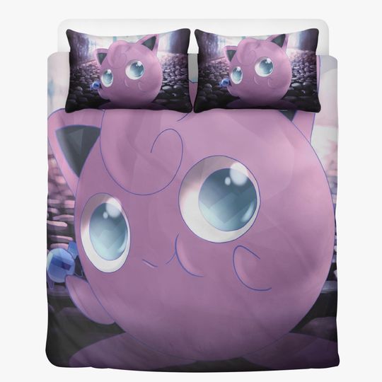Discover P.O.KE.MO.N Duvet, Jigglypuff Bedding set twin, queen, king sizes