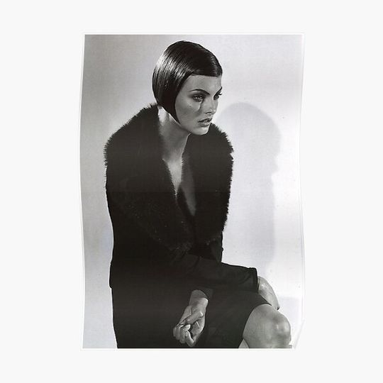 Discover Linda Evangelista by Steven Meisel Premium Matte Vertical Poster