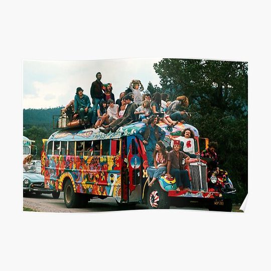 Discover Road To Woodstock Premium Matte Vertical Poster