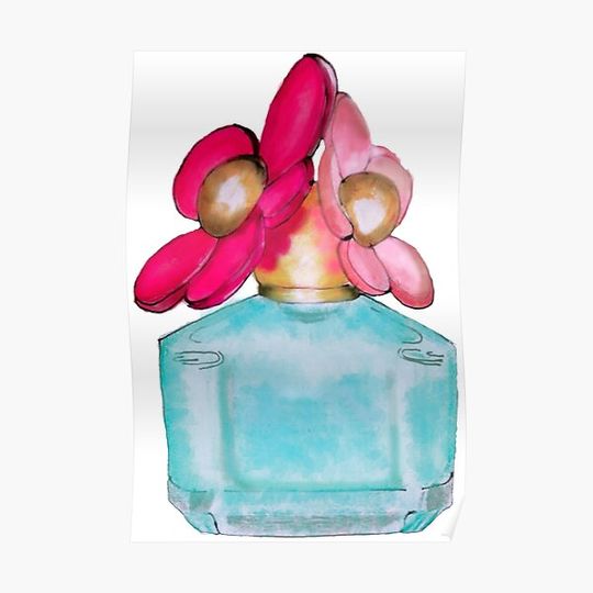 Discover Flowers fragrance Premium Matte Vertical Poster