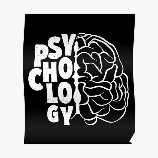Discover Psychological Mind - Psychological Brain Premium Matte Vertical Poster