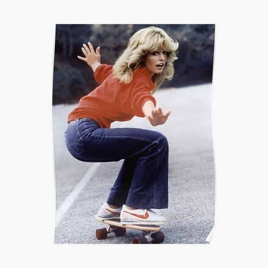 Discover skateboard farrah Premium Matte Vertical Poster